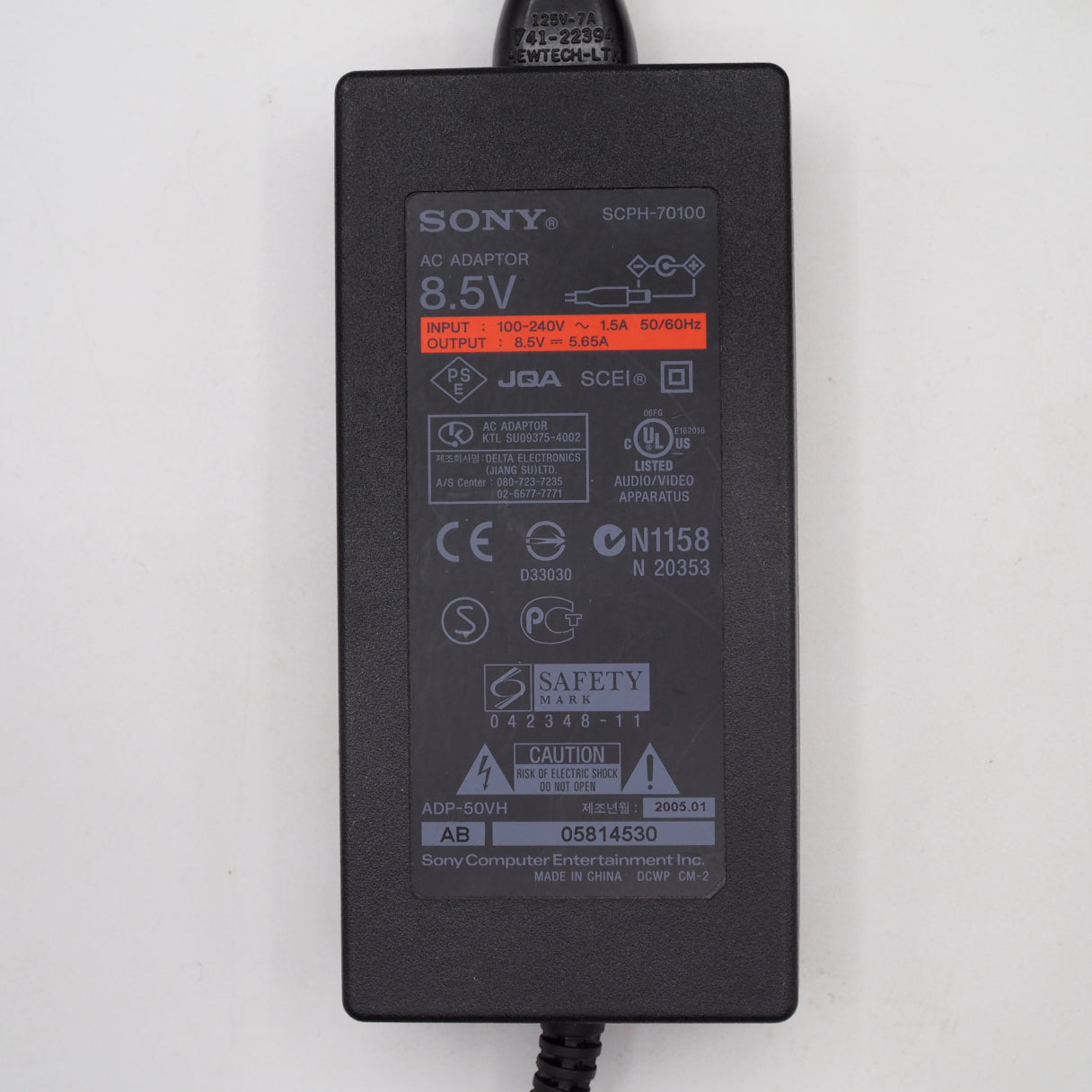 Used PS2 Slim Console system SCPH-75000 CB Charcoal Black [NTSC-J] - Tested & Working