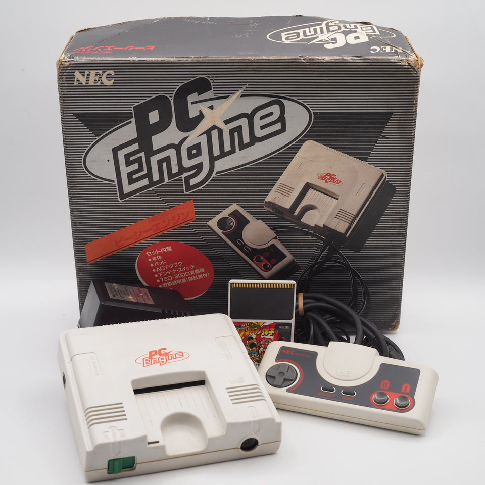 Used PC Engine Console system PI-TG001 + Dodge Danpei SET NTSC-J Boxed - Tested & Working — NEC | Enjoy Game Japan