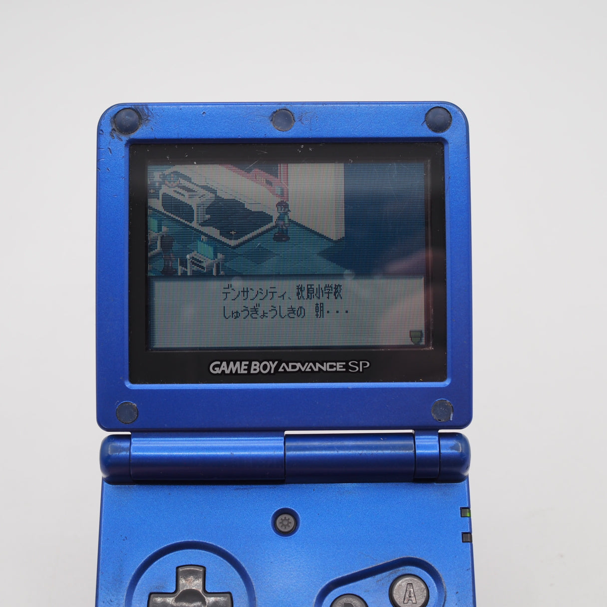 Used Nintendo Game Boy Advance SP Azurite Blue AGS-001 Boxed  - Tested & Working