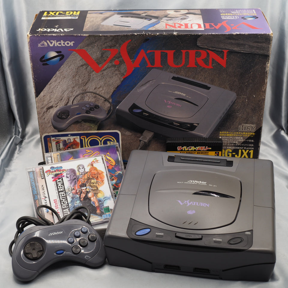 Used V SATURN Console system VICTOR RG-JX1 Campaign Box W/Virtua Fighter Remix [NTSC-J] - Tested & Working — SEGA | Enjoy Game Japan