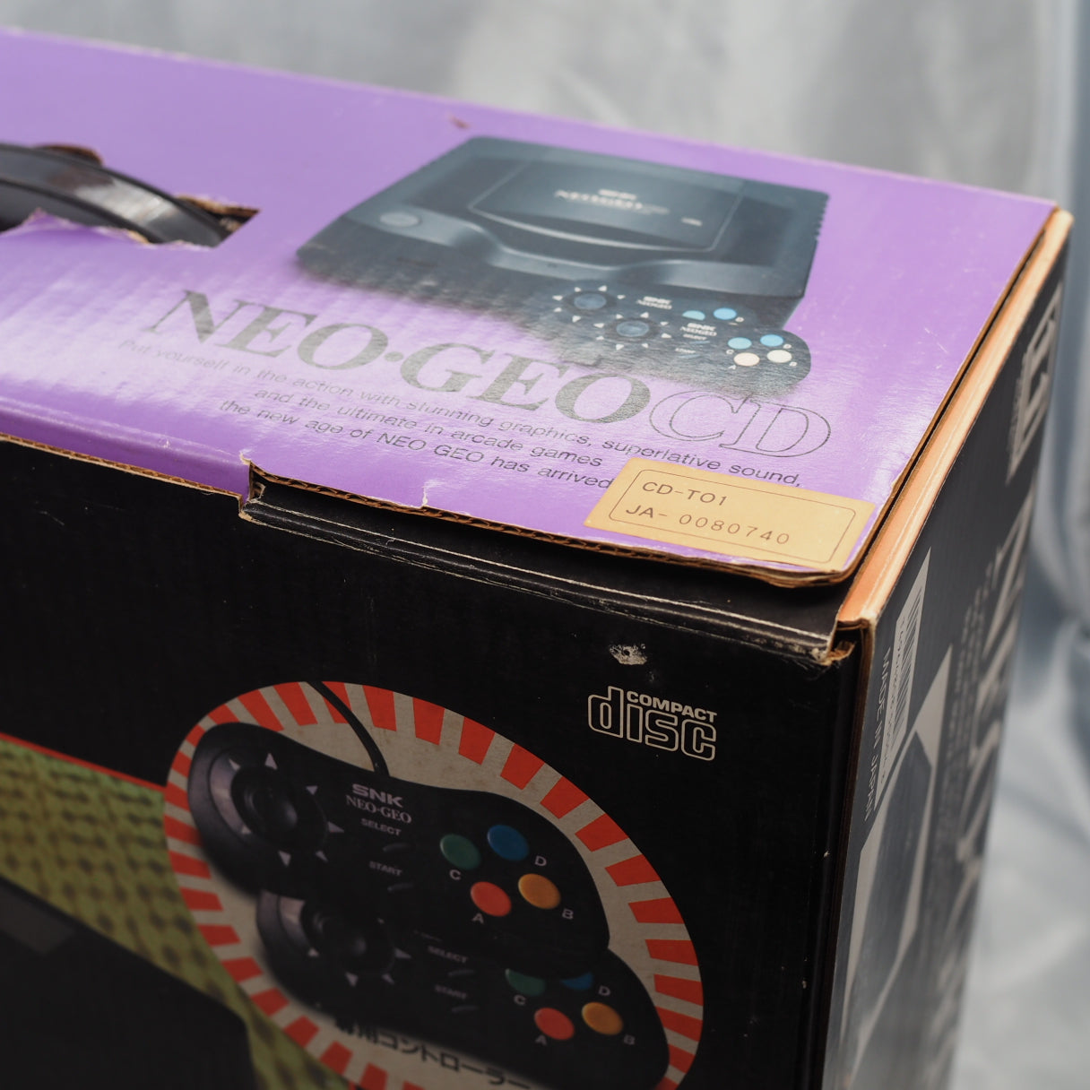 Used NEO GEO CD Console system Boxed CD-T01 [2 Controllers] Tested & Working