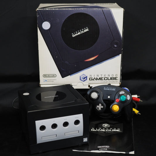 Used Nintendo GameCube Console System Black Boxed DOL-001 NTSC-J NTSC-U/C - Tested & Working