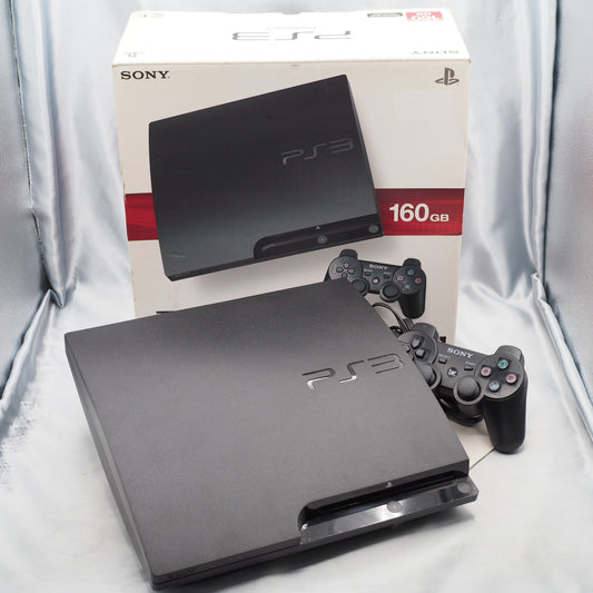 Used PS3 Console System Charcoal Black Boxed CECH-3000A 160GB - Tested & Working