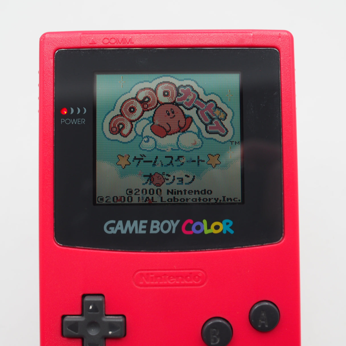 Used Nintendo GAME BOY COLOR Red CGB-001 Handheld System Boxed - Tested & Working
