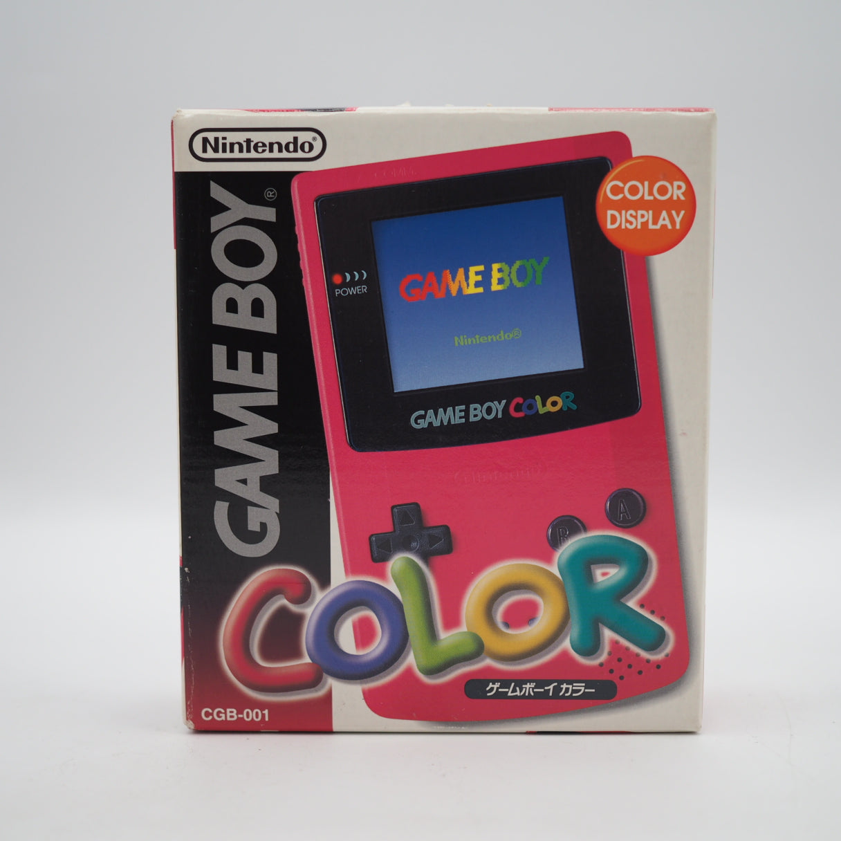 Used Nintendo GAME BOY COLOR Red CGB-001 Handheld System Boxed - Tested & Working