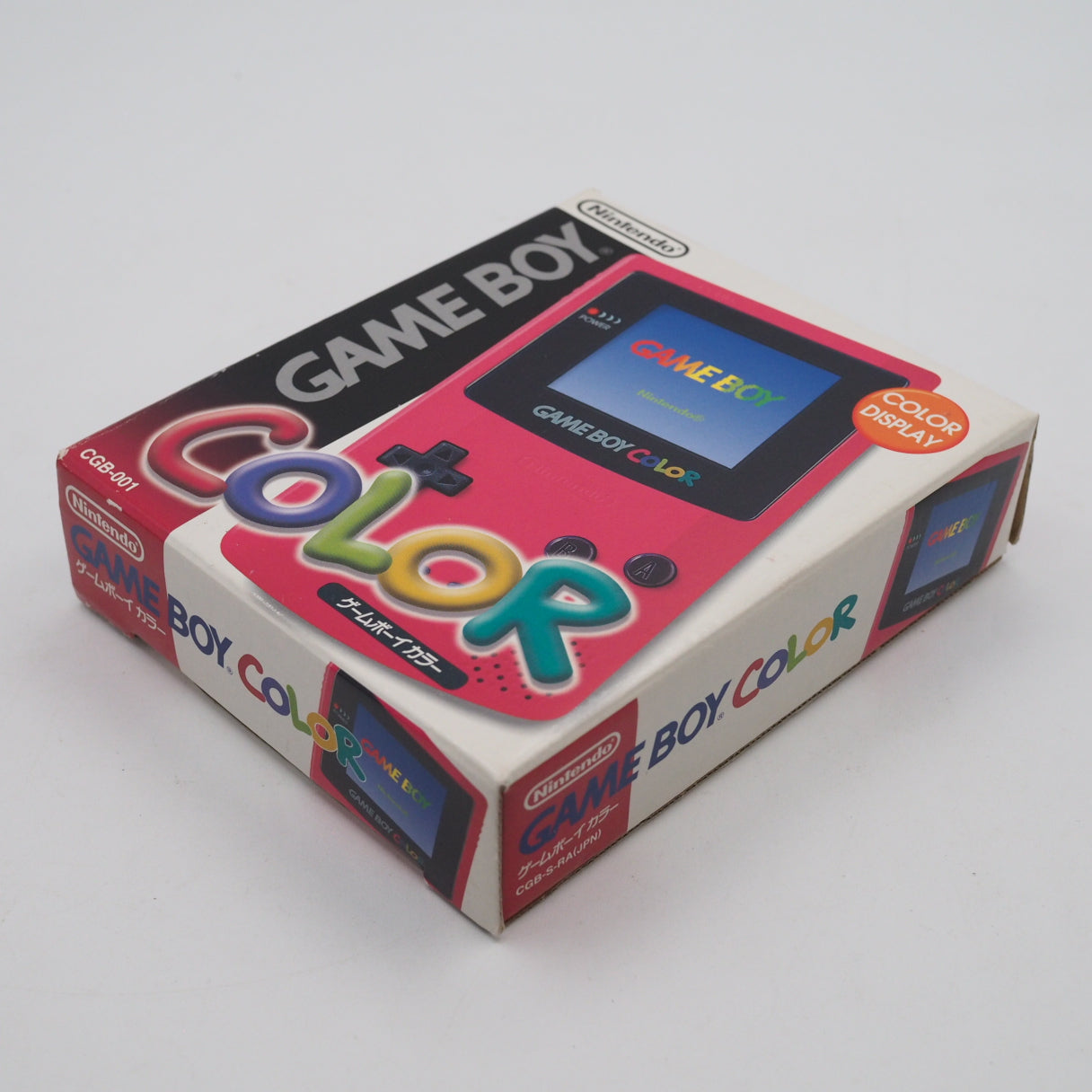 Used Nintendo GAME BOY COLOR Red CGB-001 Handheld System Boxed - Tested & Working