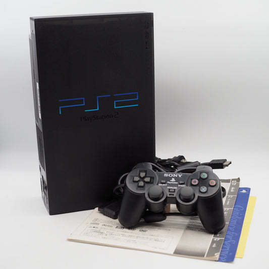 Used PS2 Console system SCPH-50000 NB Midnight Black NTSC-J - Tested & Working