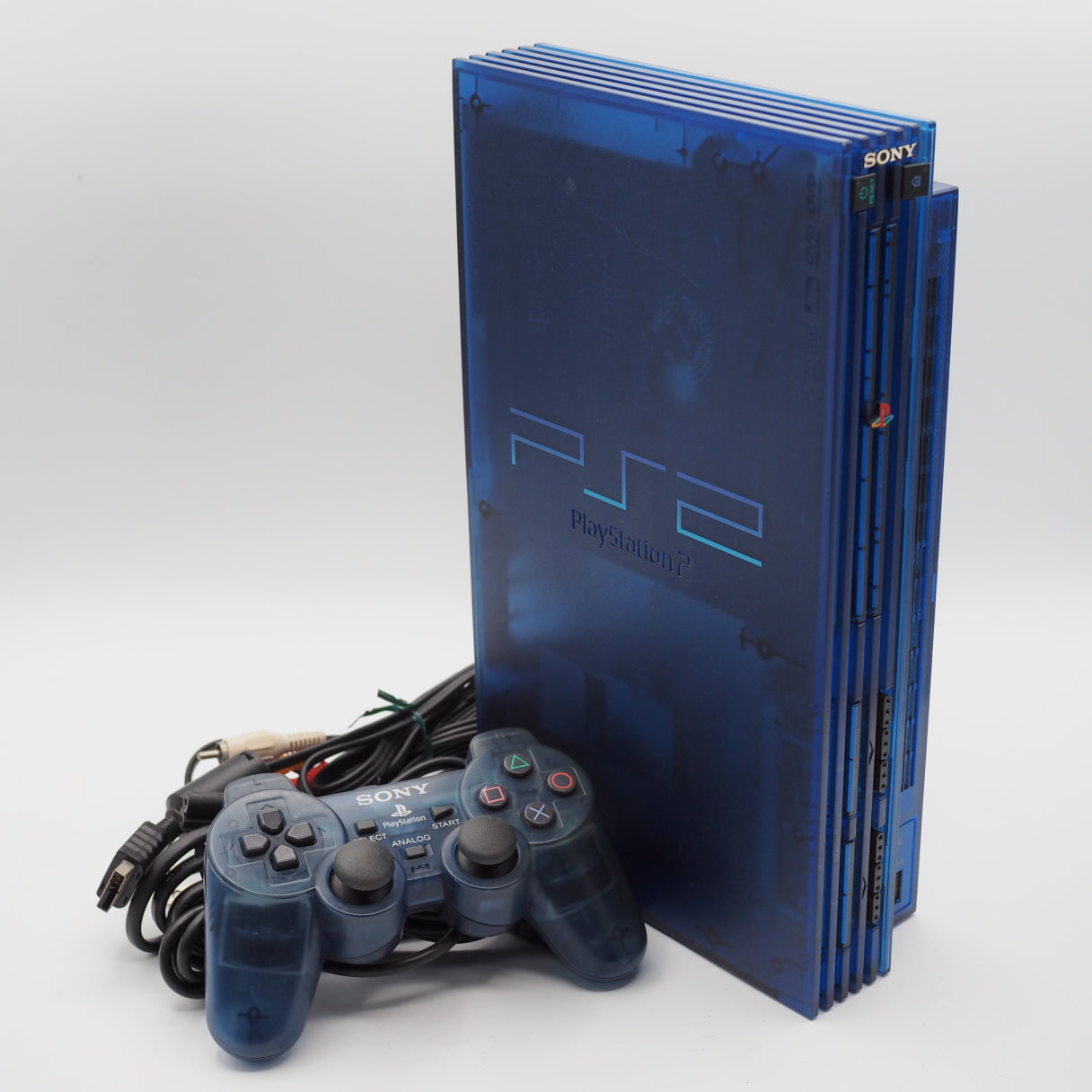 PS2 Console system SCPH-37000 OCEAN BLUE [NTSC-J]