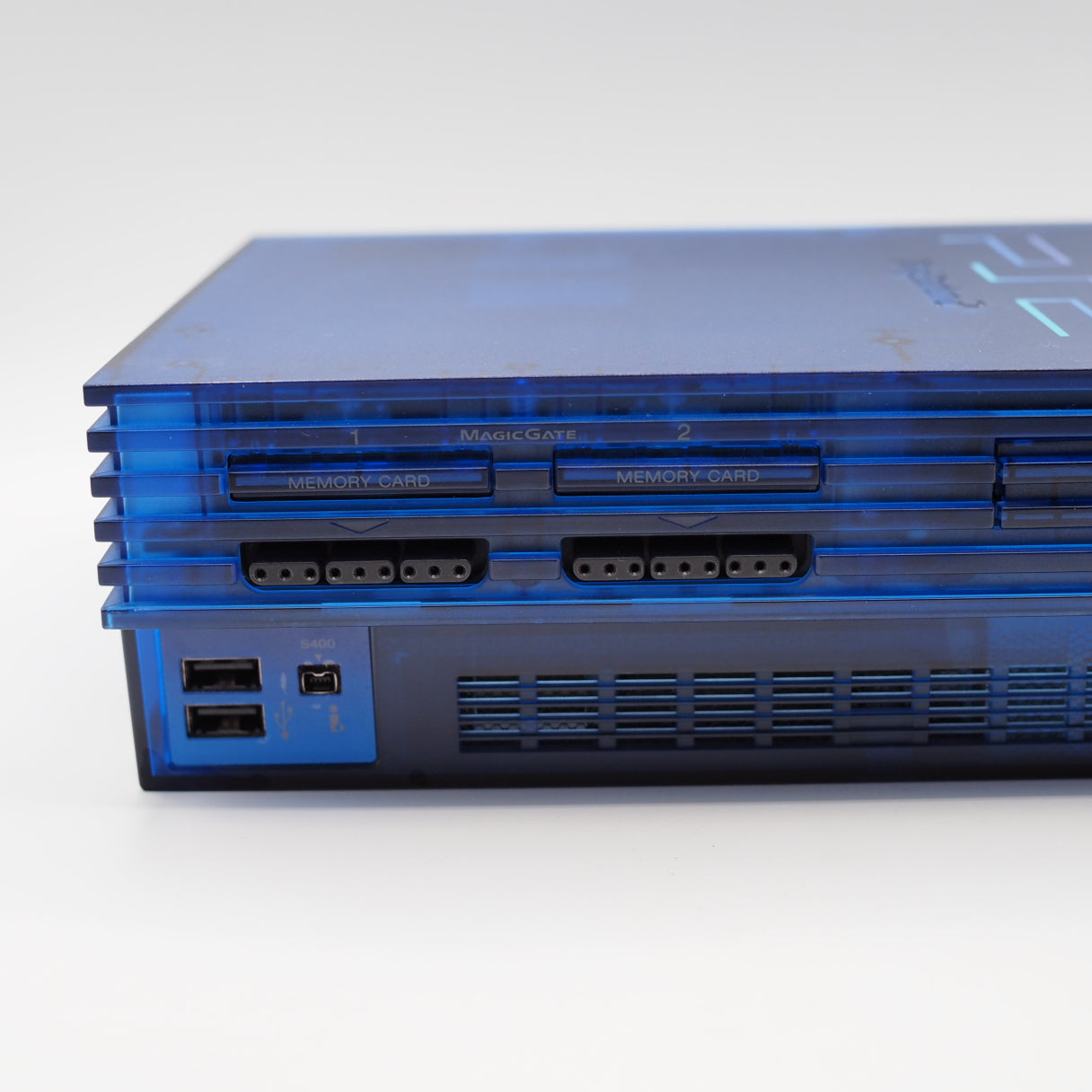 Used PS2 Console Only SCPH-37000 OCEAN BLUE NTSC-J For Parts or not working