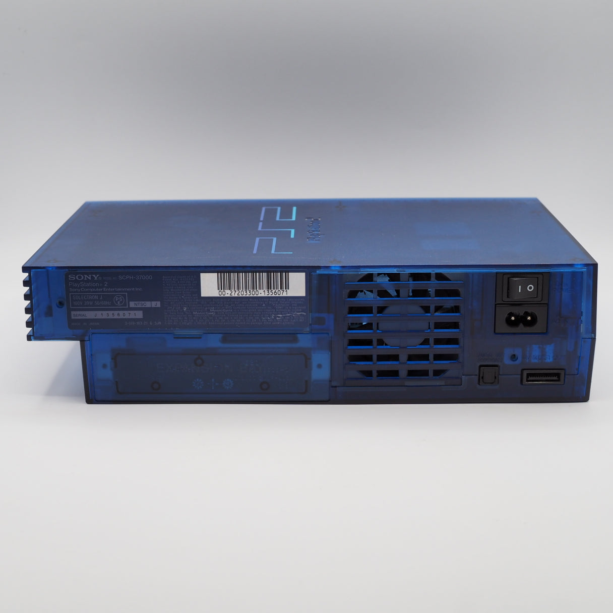Used PS2 Console Only SCPH-37000 OCEAN BLUE NTSC-J For Parts or not working