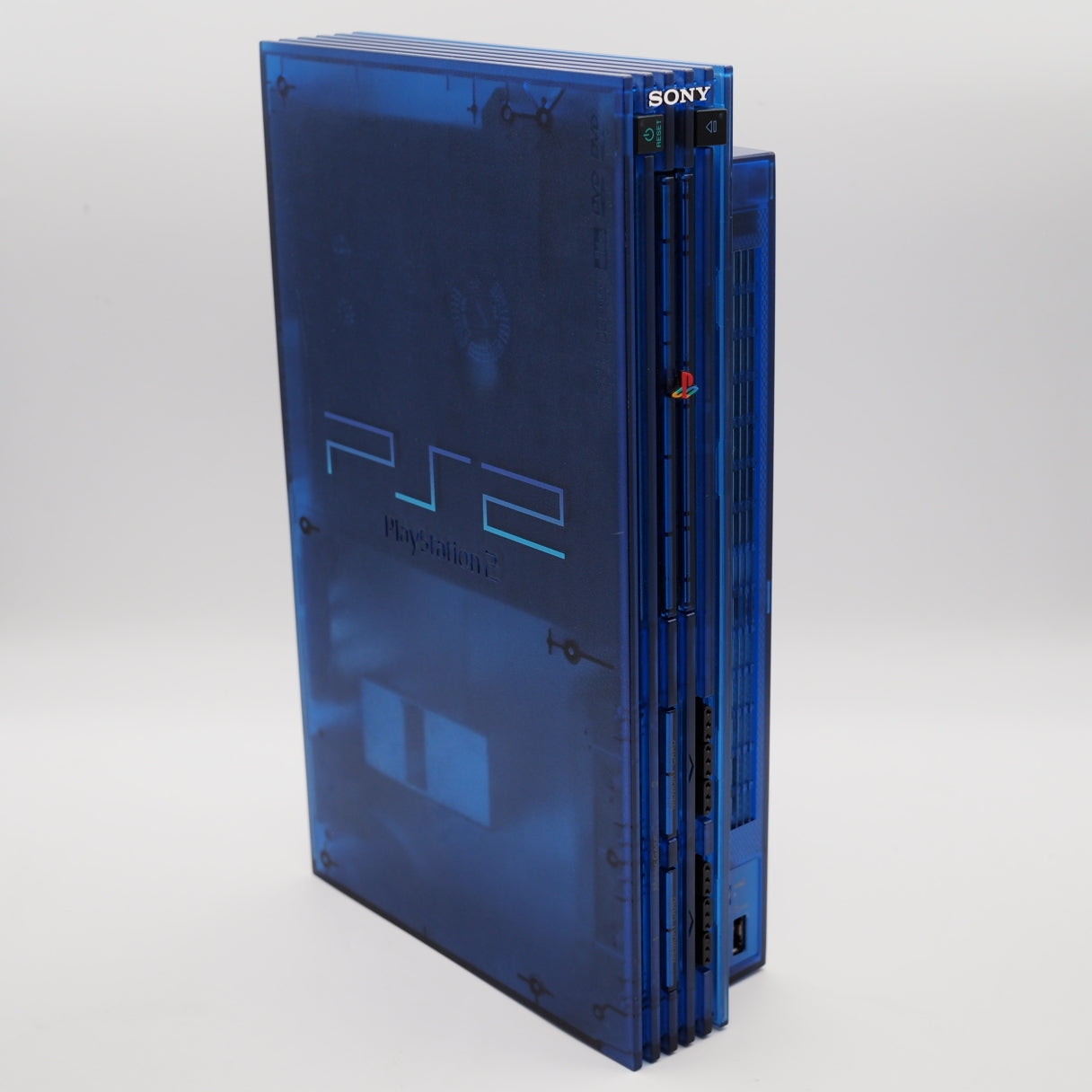 Used PS2 Console Only SCPH-37000 OCEAN BLUE NTSC-J For Parts or not working