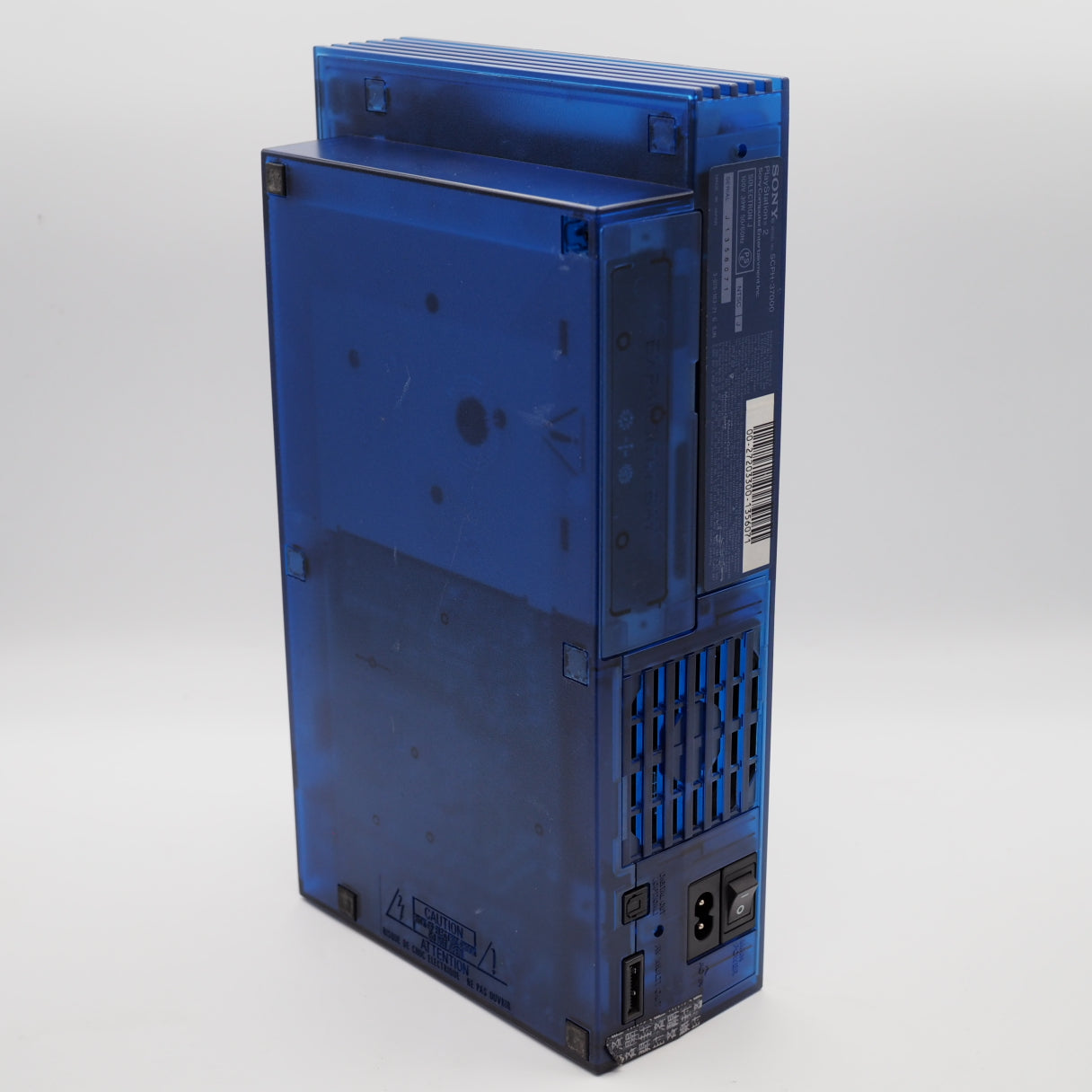 Used PS2 Console Only SCPH-37000 OCEAN BLUE NTSC-J For Parts or not working