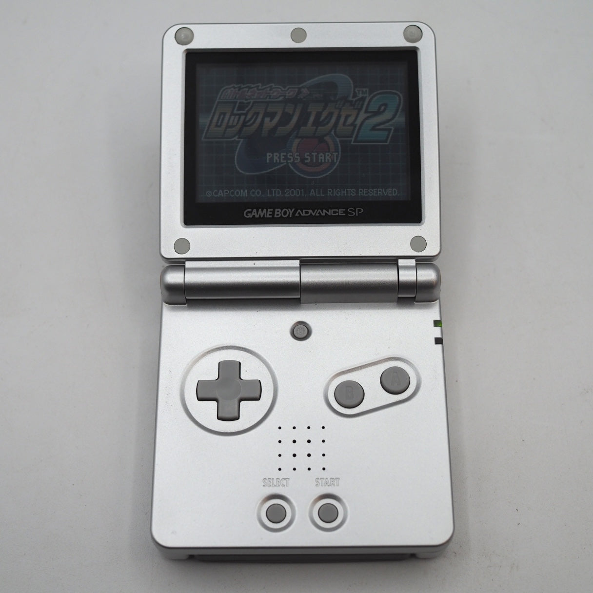 Used Nintendo Game Boy Advance SP AGS-001 Boxed Platinum Silver - Tested & Working