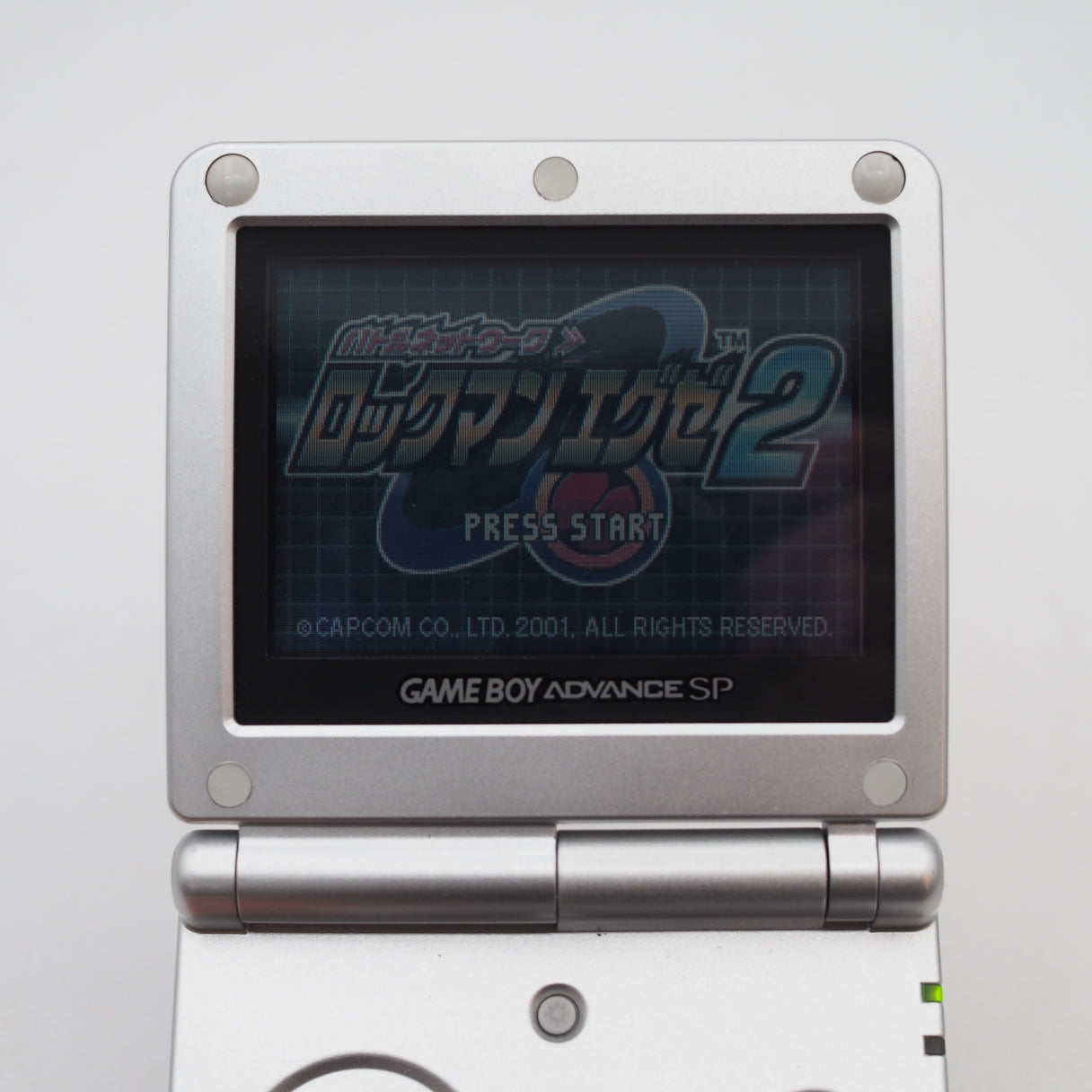 Used Nintendo Game Boy Advance SP AGS-001 Boxed Platinum Silver - Tested & Working