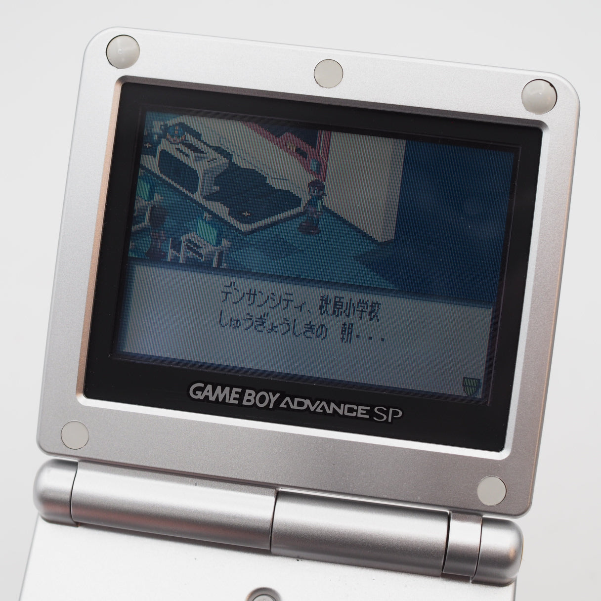 Used Nintendo Game Boy Advance SP AGS-001 Boxed Platinum Silver - Tested & Working