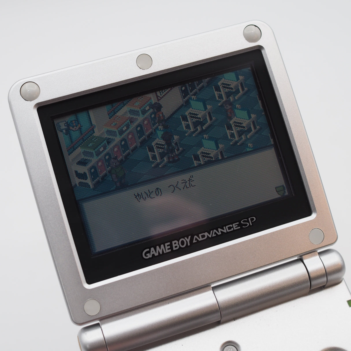 Used Nintendo Game Boy Advance SP AGS-001 Boxed Platinum Silver - Tested & Working