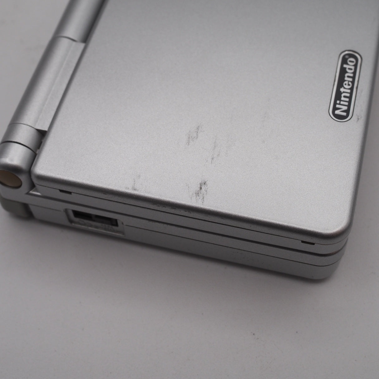 Used Nintendo Game Boy Advance SP AGS-001 Boxed Platinum Silver - Tested & Working