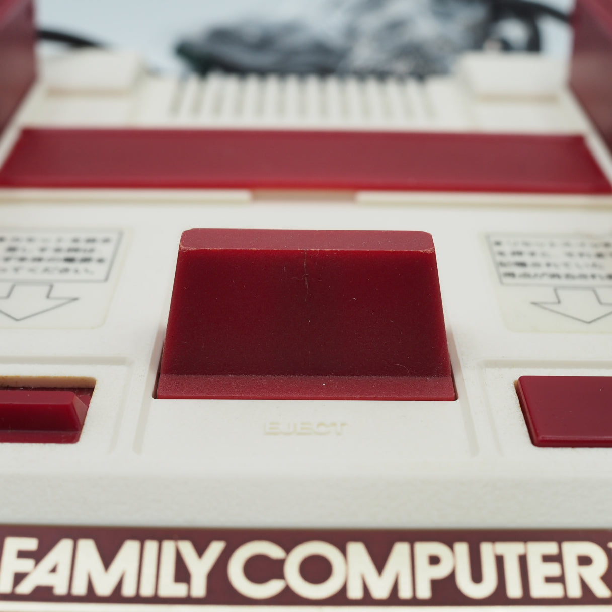 Nintendo Famicom Console System SQUARE BUTTONS Boxed HVC-001 Tested & Working