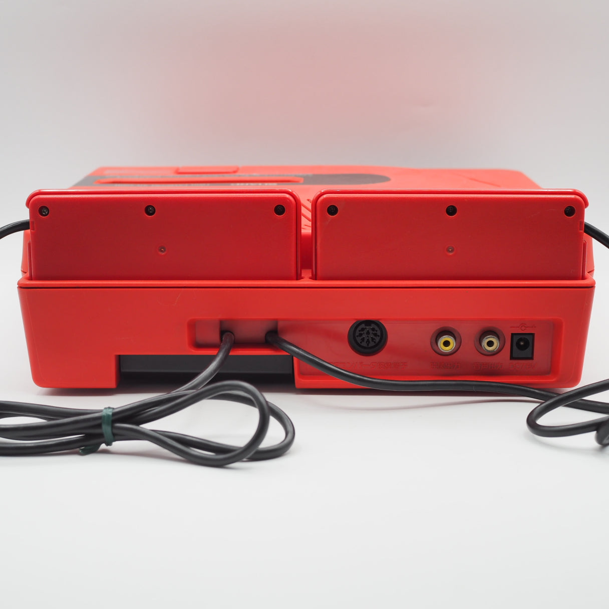 Sharp Twin Famicom Console system AN-500R [New Rubber Belt replaced] + 3 Games SET