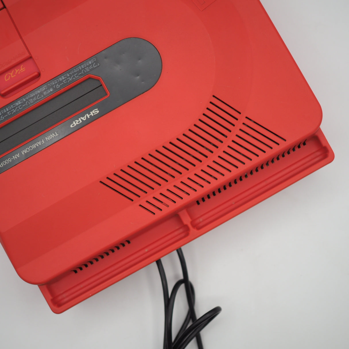 Sharp Twin Famicom Console system AN-500R [New Rubber Belt replaced] + 3 Games SET