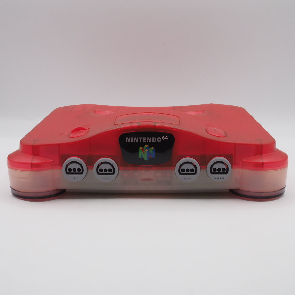 Used Nintendo 64 Console System Clear Red NUS-001 Boxed - Tested & Working