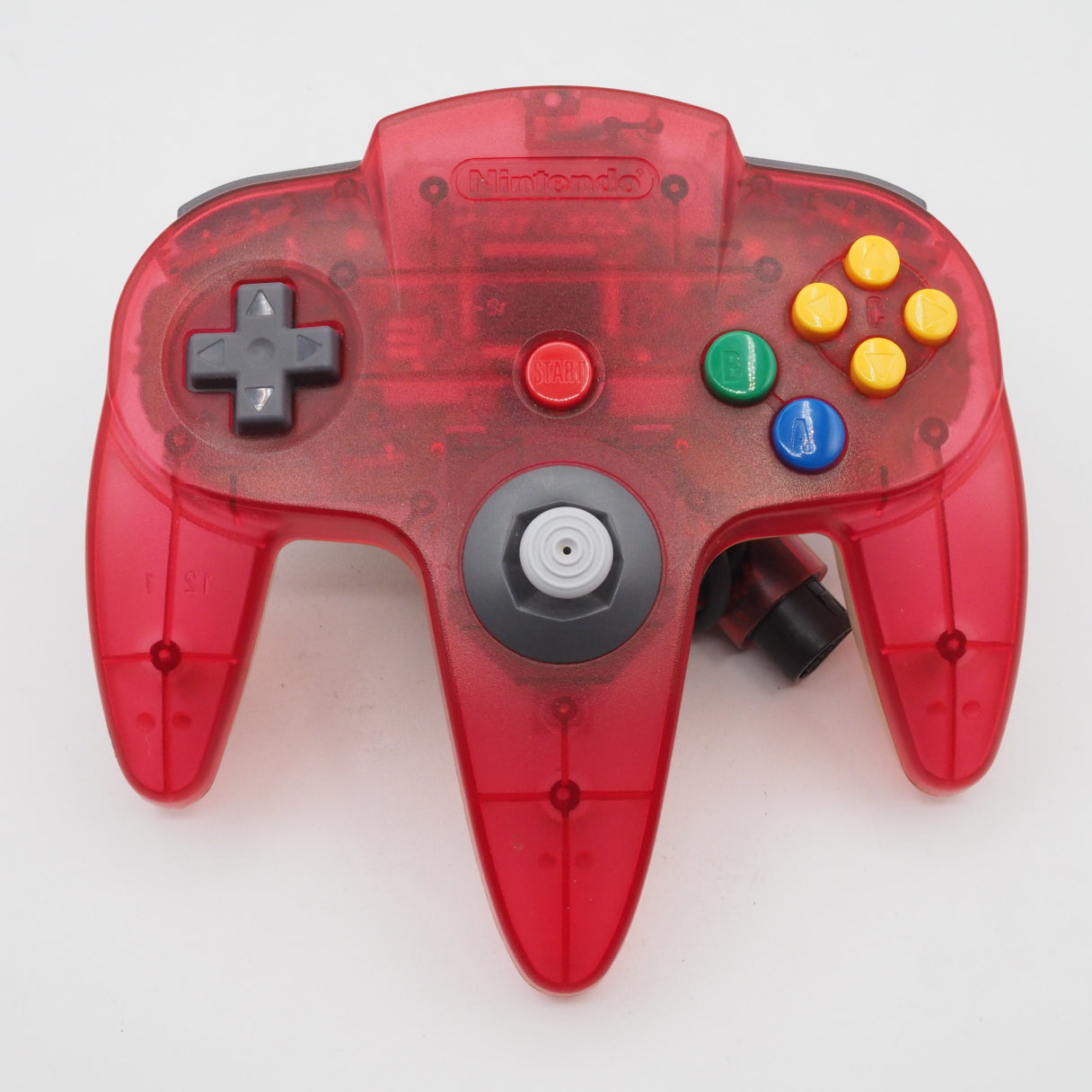 Used Nintendo 64 Console System Clear Red NUS-001 Boxed - Tested & Working