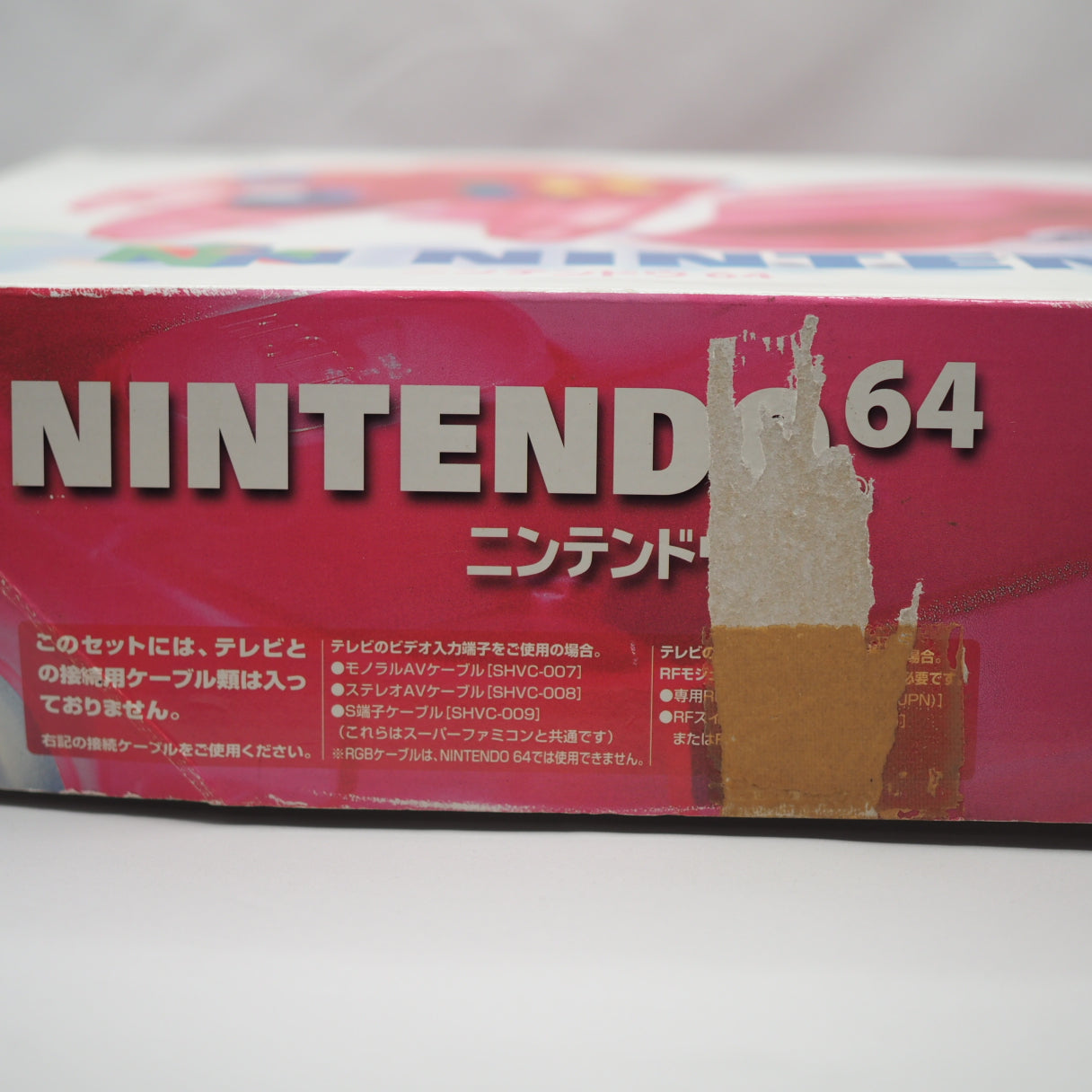 Used Nintendo 64 Console System Clear Red NUS-001 Boxed - Tested & Working