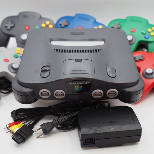 Used Nintendo 64 Console System NUS-001 Black NTSC-J / NTSC-U/C - Select Controller & Bundle — Nintendo | Enjoy Game Japan – Japanese retro console – Enjoy Game Japan