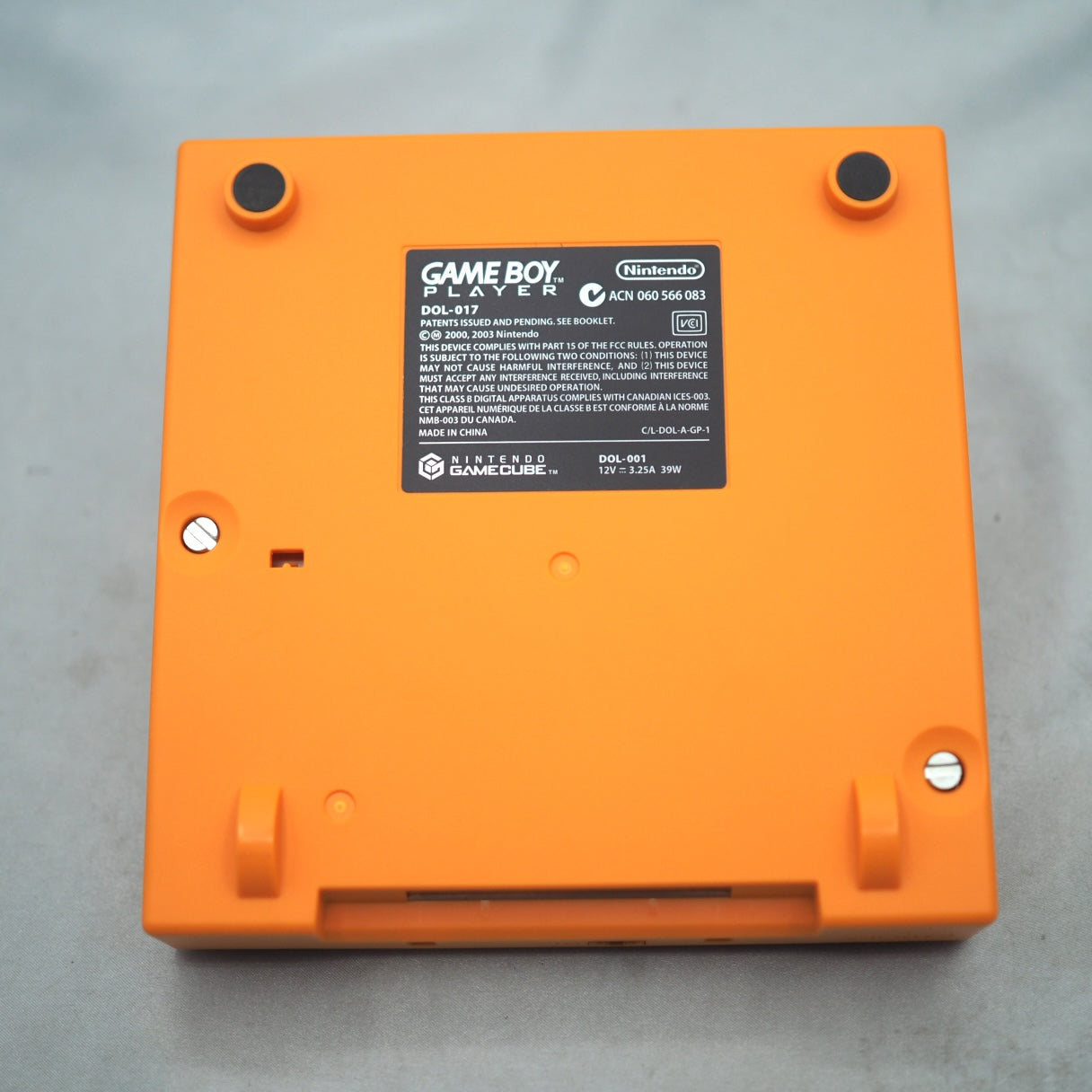 Nintendo GameCube Console System Orange DOL-001 + Game Boy Player Enjoy Plus Pack [NTSC-J, NTSC-U/S]