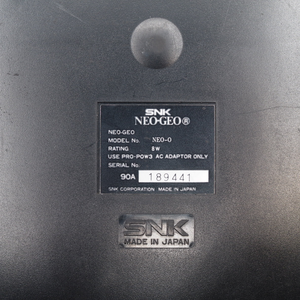 NEO GEO AES Console only NEO-0 UNIBIOS