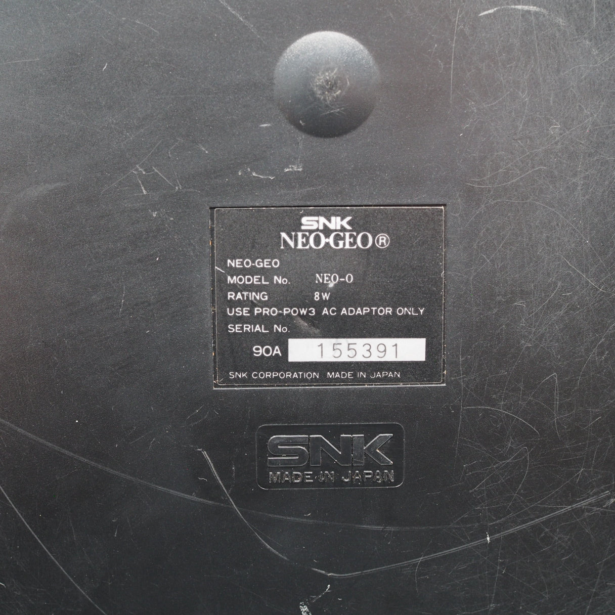 NEO GEO AES Console System NEO-0 UNIBIOS 2 Controllers