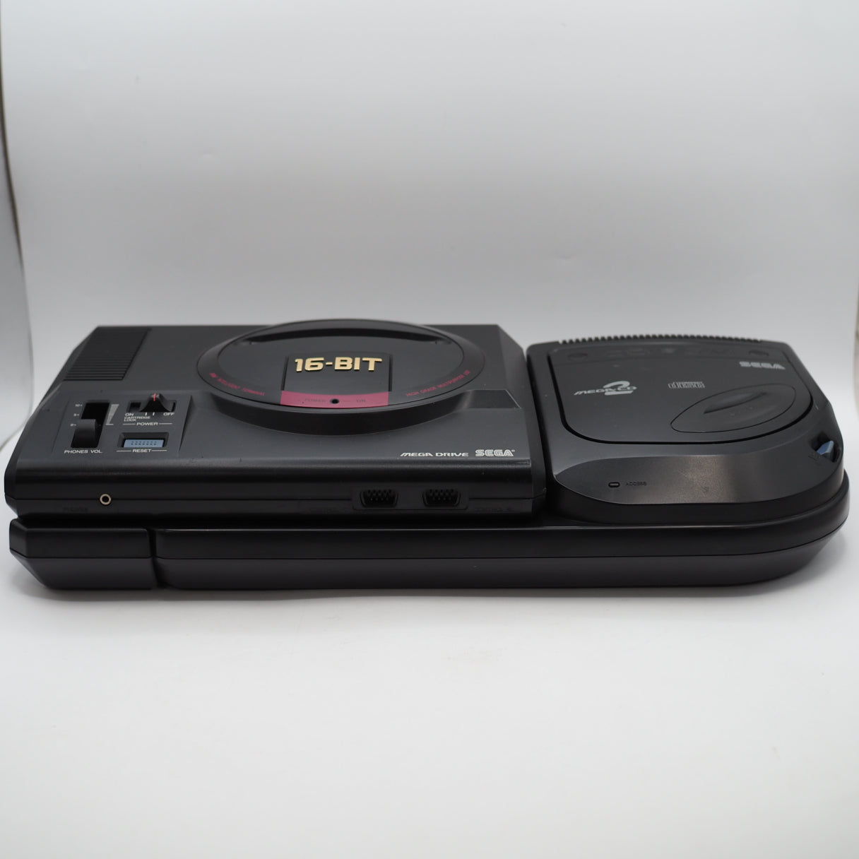 Used Mega Drive + Mega CD 2 Console system HAA-2510 / HAA-2912 SET - Tested & Working