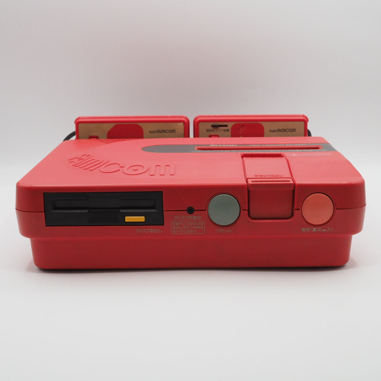 Used Sharp Twin Famicom Console system AN-500R [New Rubber Belt replaced] - Tested & Working