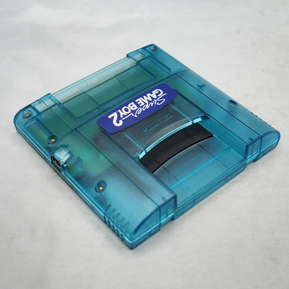 Used Super GAME BOY 2 Clear Blue Only for Nintendo Super Famicom - Tested & Working