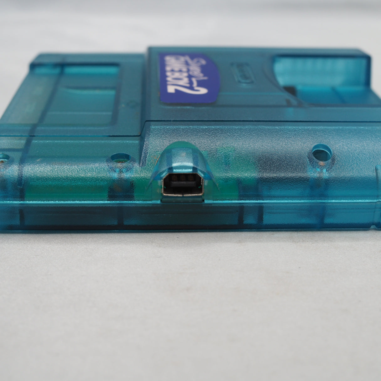 Used Super GAME BOY 2 Clear Blue Only for Nintendo Super Famicom - Tested & Working