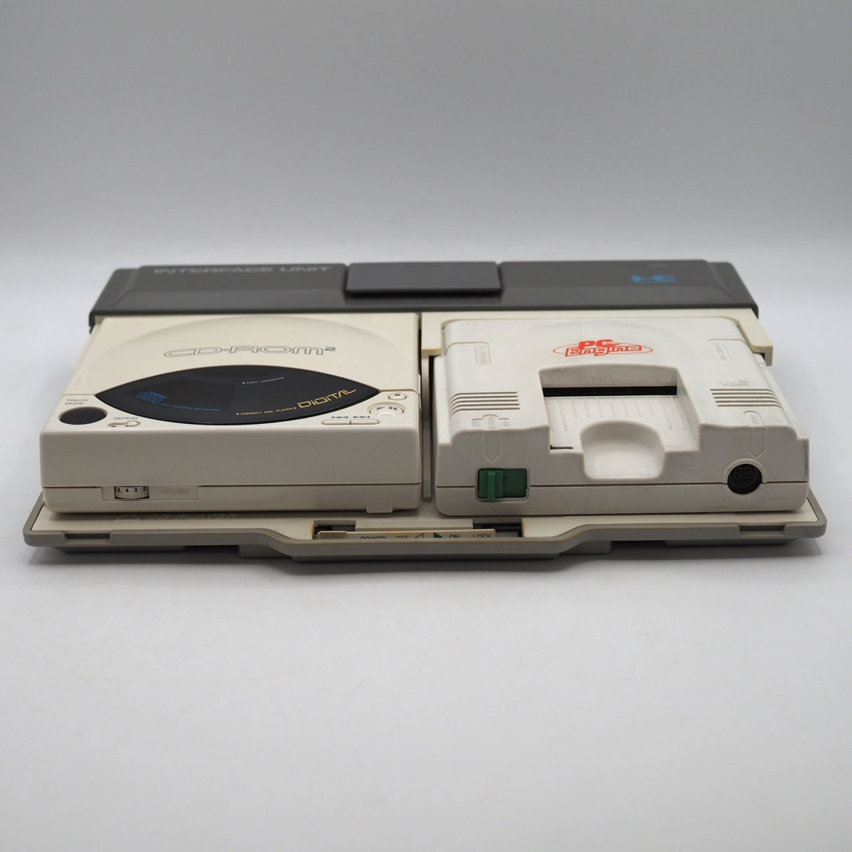 Used PC Engine INTERFACE UNIT IFU-30 CD-ROM² PC Engine W/SYSTEM CARD - Tested & Working