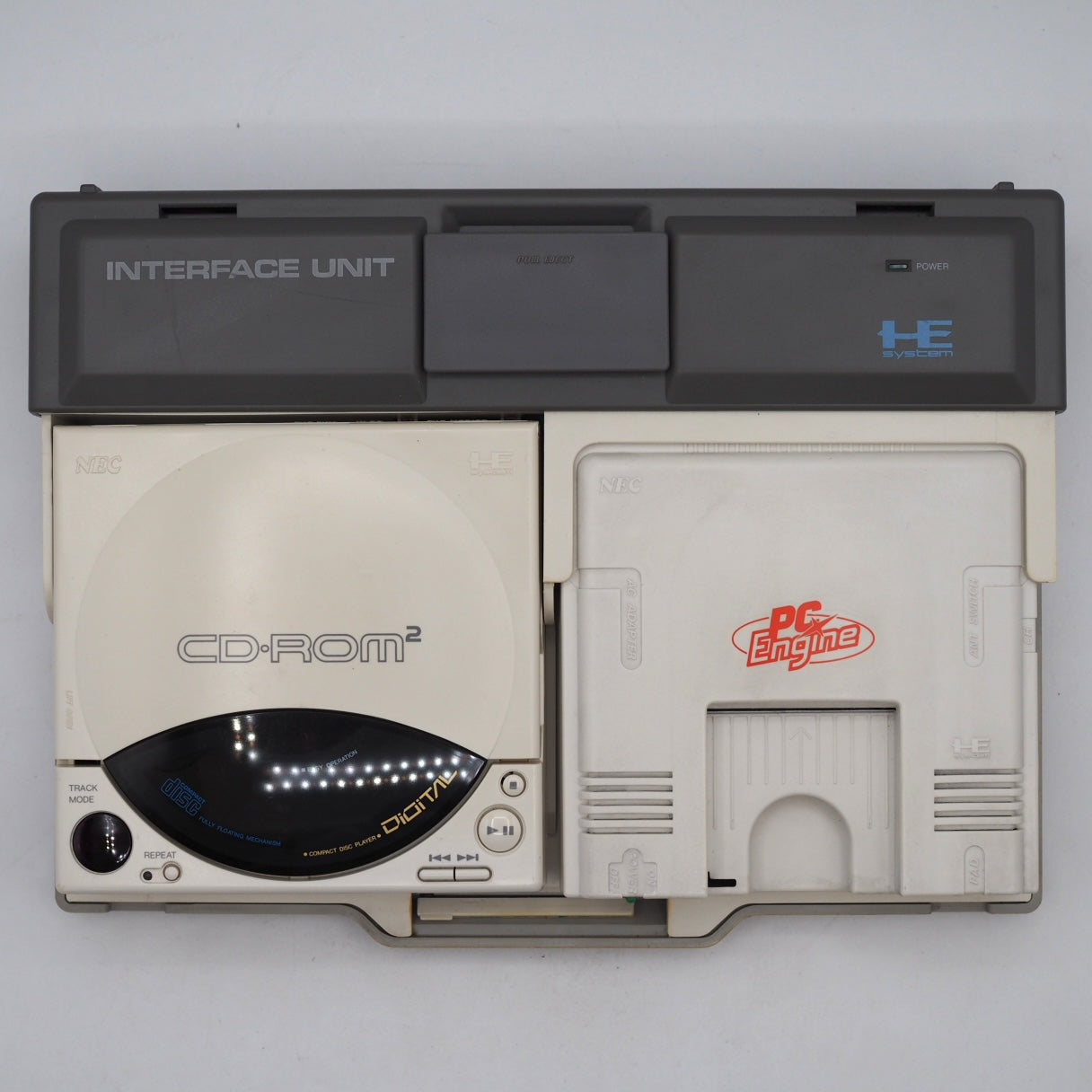 Used PC Engine INTERFACE UNIT IFU-30 CD-ROM² PC Engine W/SYSTEM CARD - Tested & Working