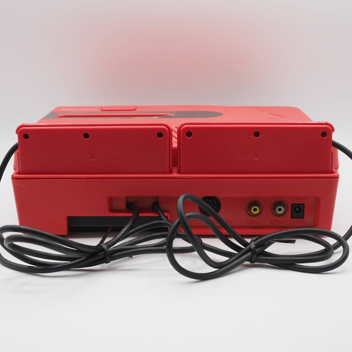 Used Sharp Twin Famicom Console system AN-500R [New Rubber Belt replaced] - Tested & Working