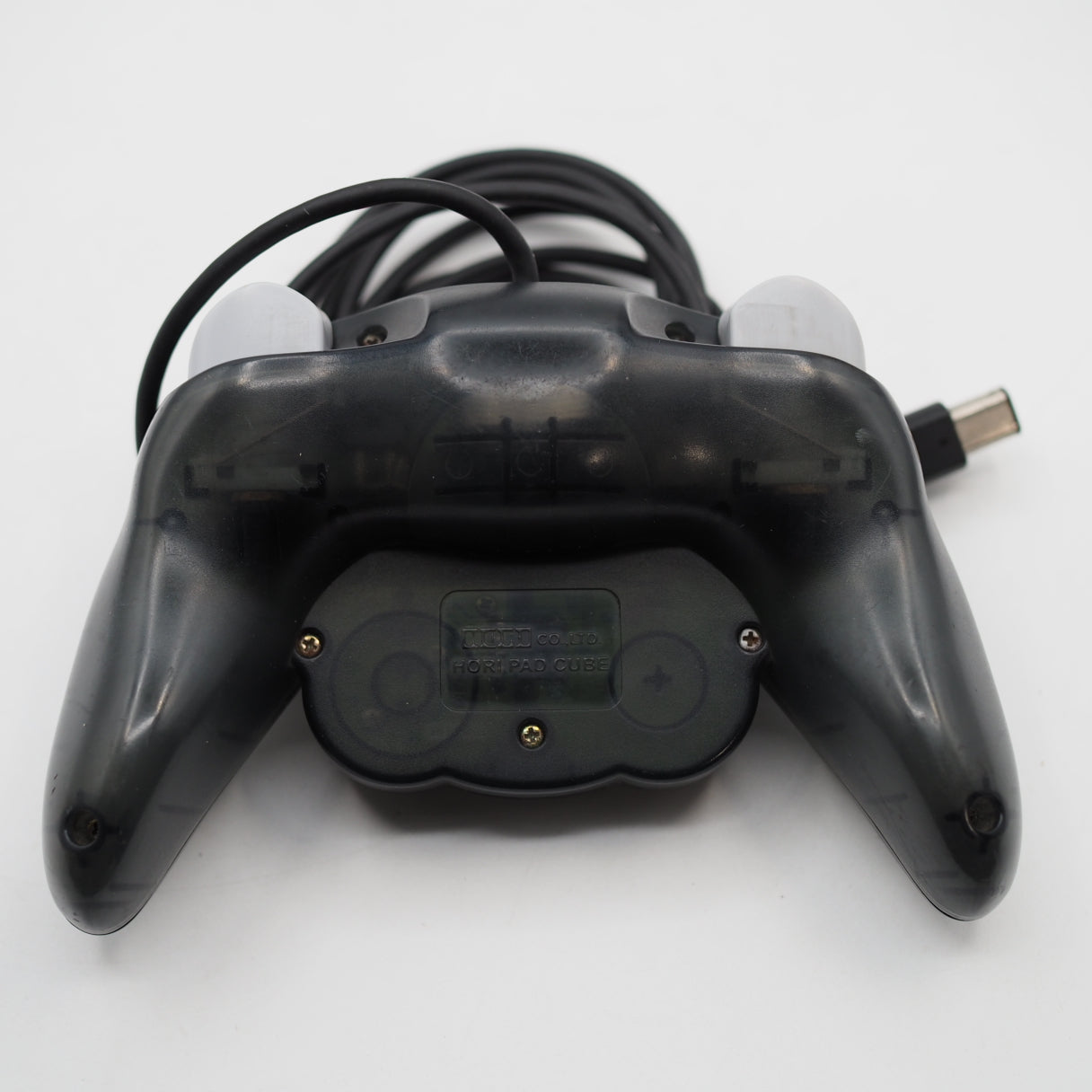 Used HORI Pad Cube Nintendo Gamecube Controller Clear Black - Tested & Working