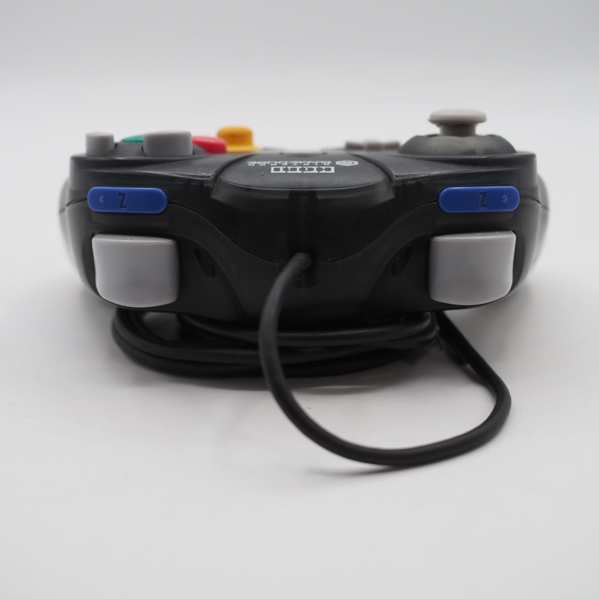 Used HORI Pad Cube Nintendo Gamecube Controller Clear Black - Tested & Working