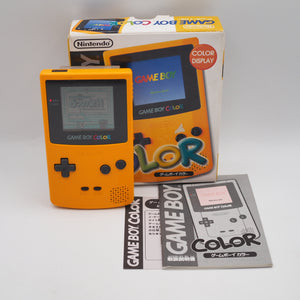 Used Nintendo GAME BOY COLOR Yellow CGB-001 Handheld Console Boxed - Tested & Working