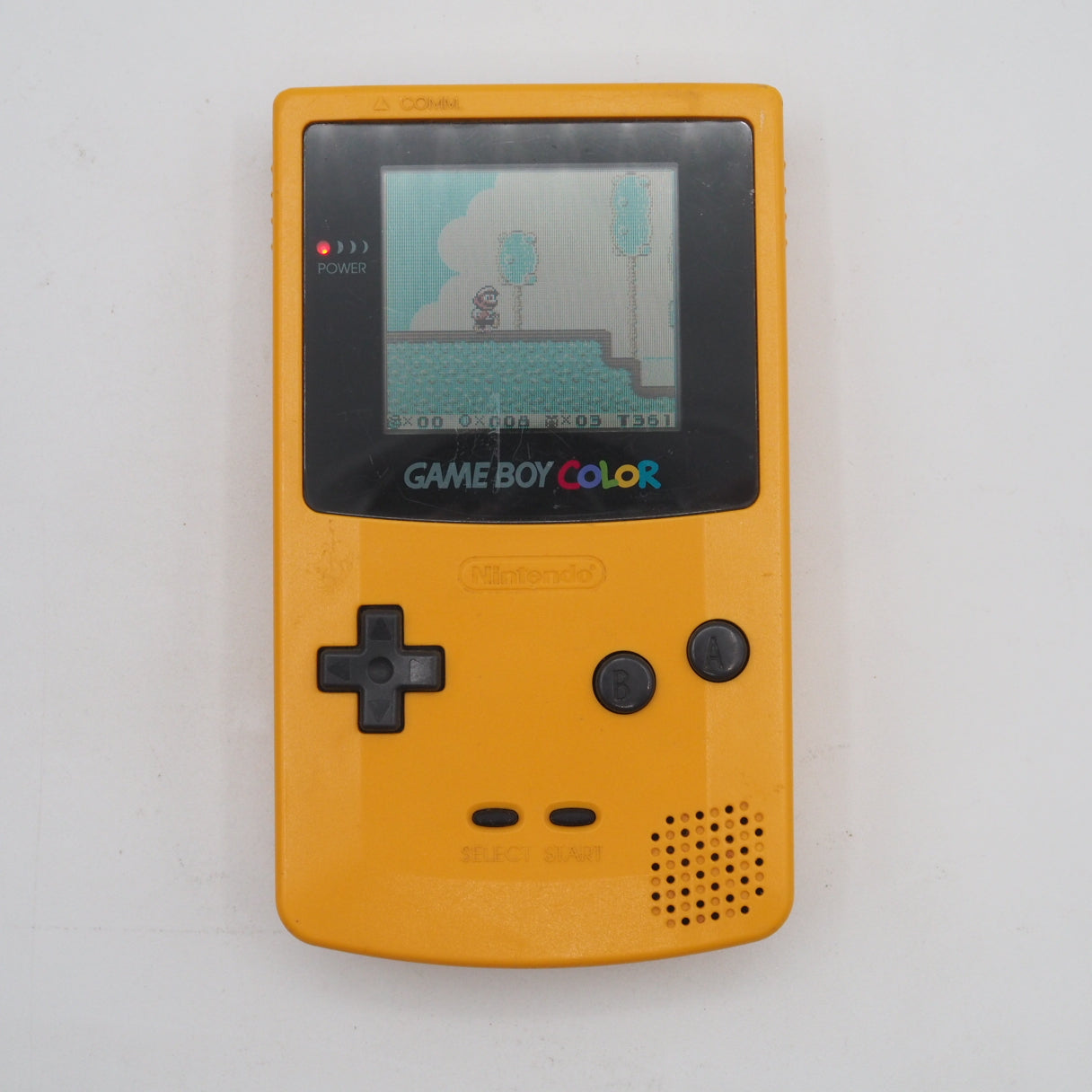 Used Nintendo GAME BOY COLOR Yellow CGB-001 Handheld Console Boxed - Tested & Working