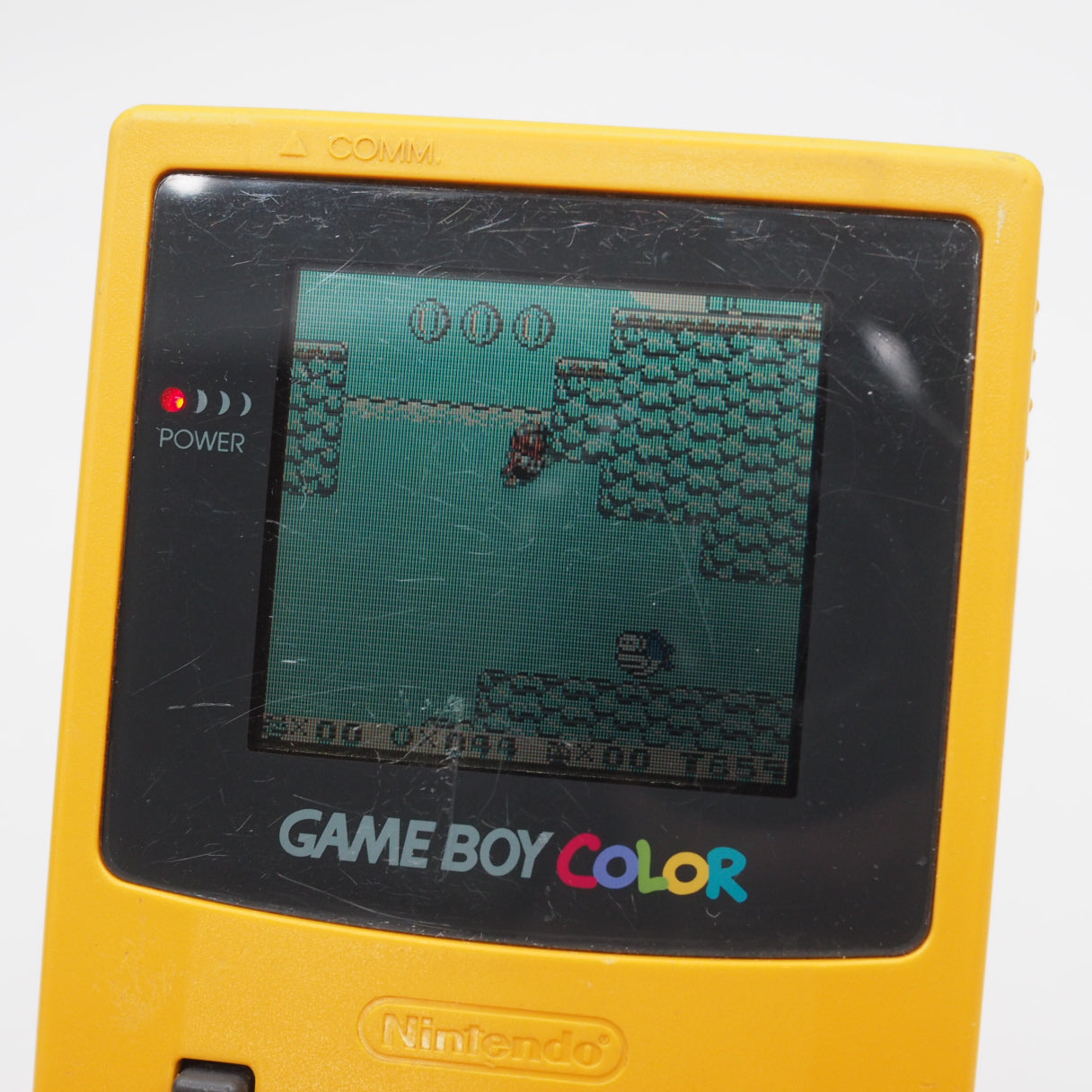 Used Nintendo GAME BOY COLOR Yellow CGB-001 Handheld Console Boxed - Tested & Working