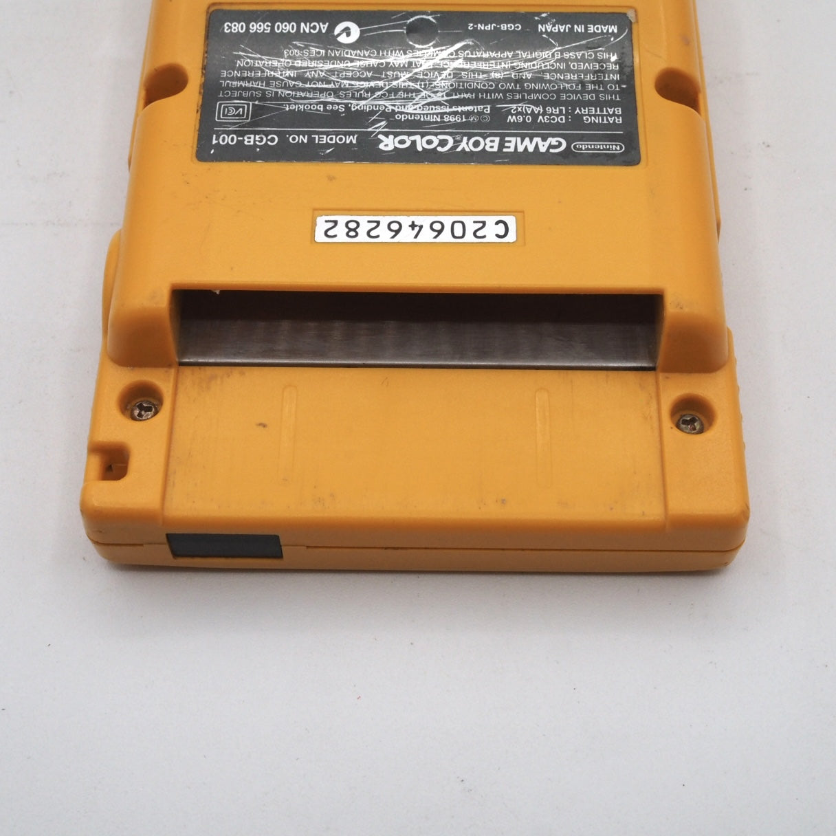 Used Nintendo GAME BOY COLOR Yellow CGB-001 Handheld Console Boxed - Tested & Working