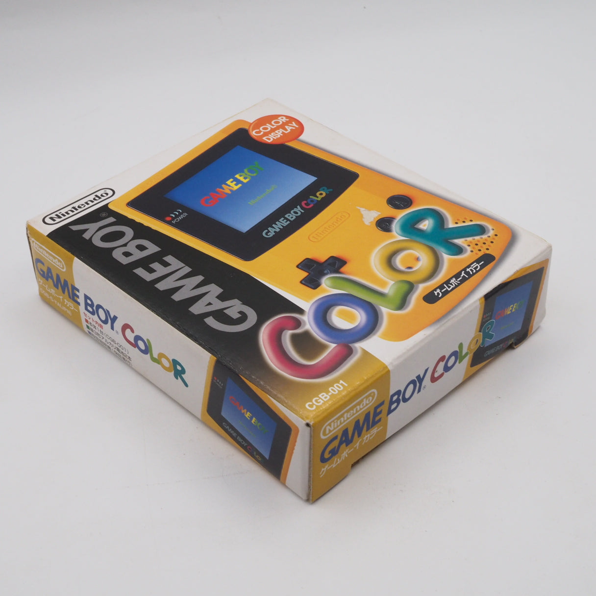 Used Nintendo GAME BOY COLOR Yellow CGB-001 Handheld Console Boxed - Tested & Working