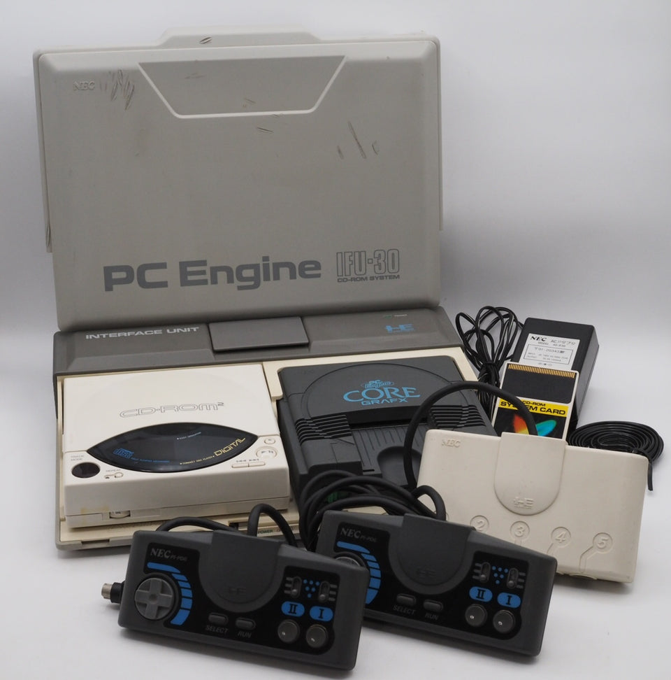 Used PC Engine INTERFACE UNIT IFU-30 CD-ROM² CORE GRAFX - Tested & Working