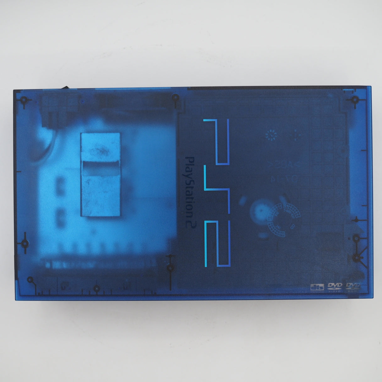 Used PS2 Console system SCPH-37000 Boxed OCEAN BLUE NTSC-J - Tested & Working