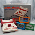 Used Nintendo Famicom Console System Boxed HVC-001 + Early Famicom Icons Games SET