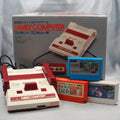 Used Nintendo Famicom Console System Boxed HVC-001 + Street Action Mix Games SET
