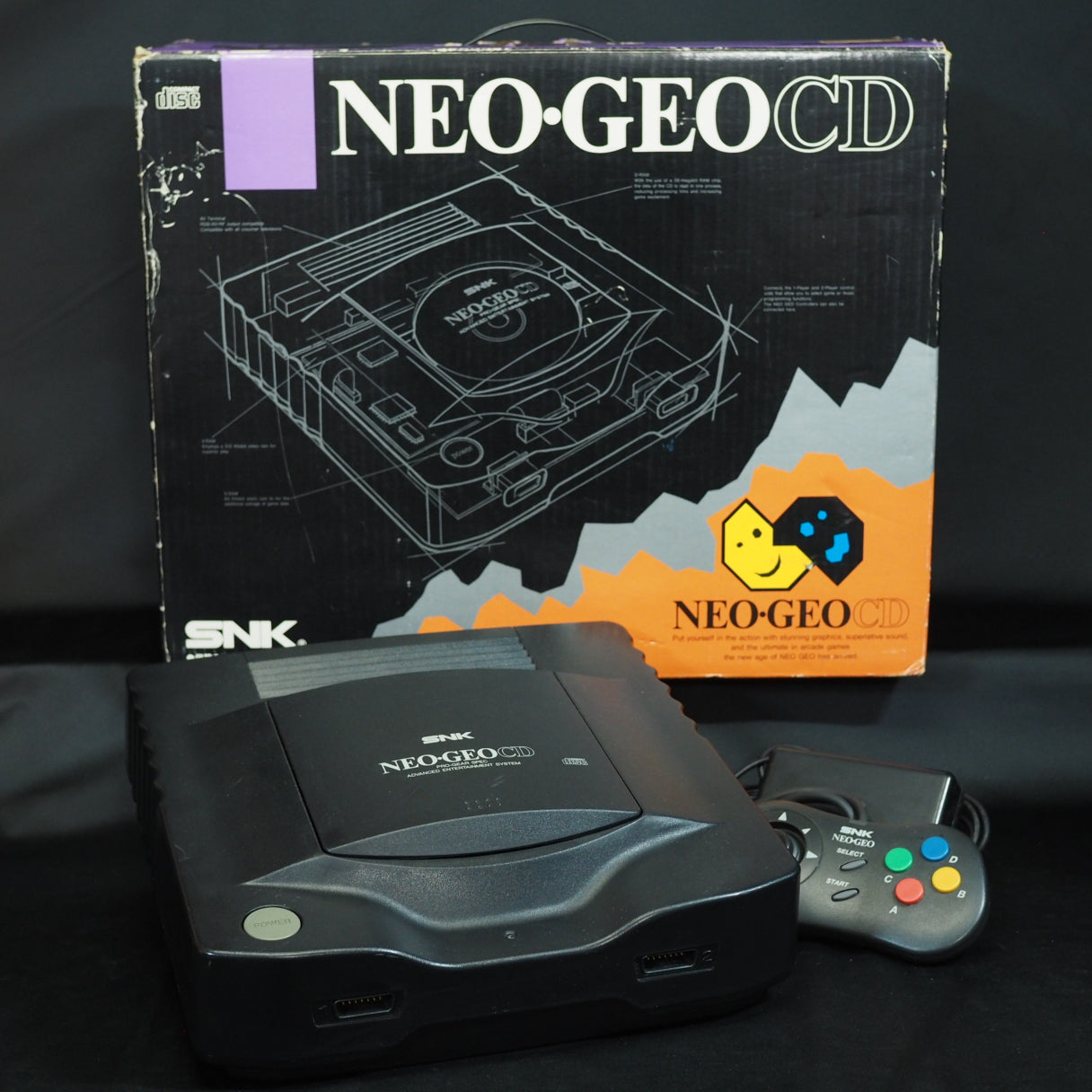 Used SNK Neo Geo CD Console System CD-T01 Boxed 1 Controller - Tested & Working